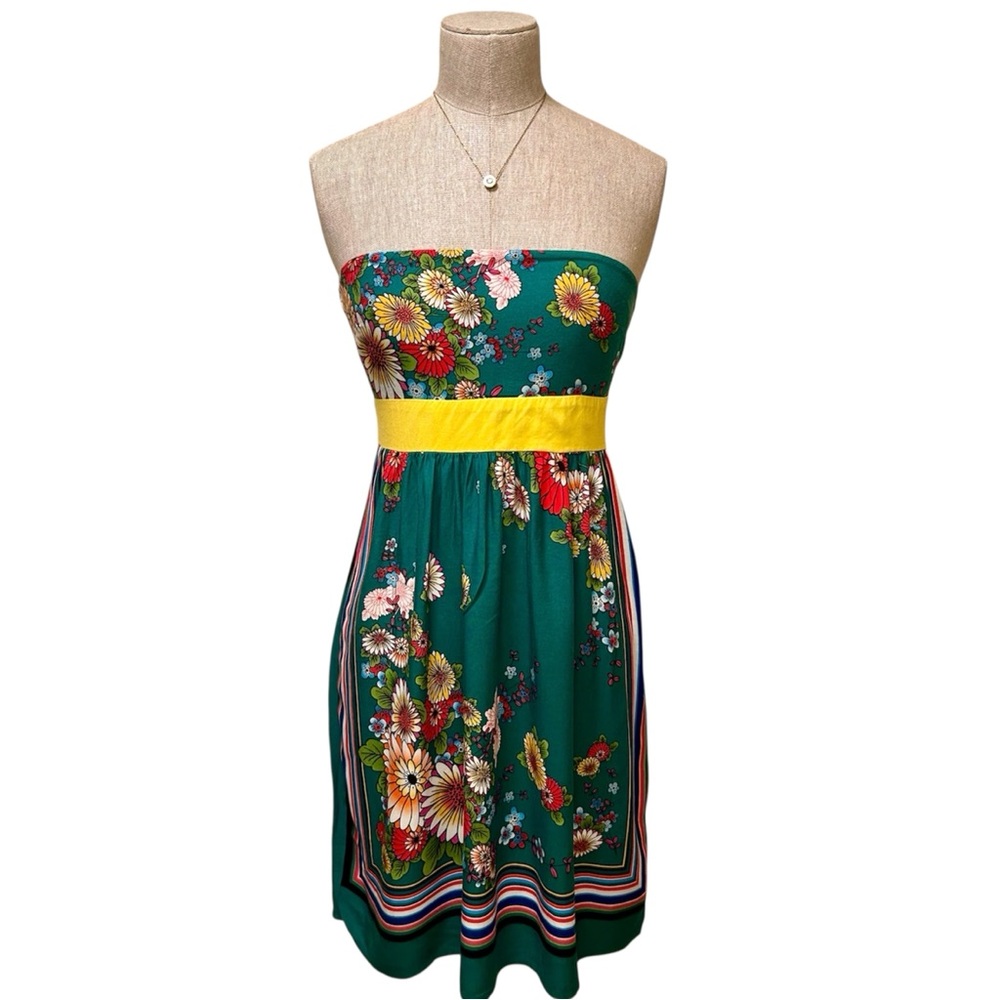 Forever 21 Strapless Floral Sundress